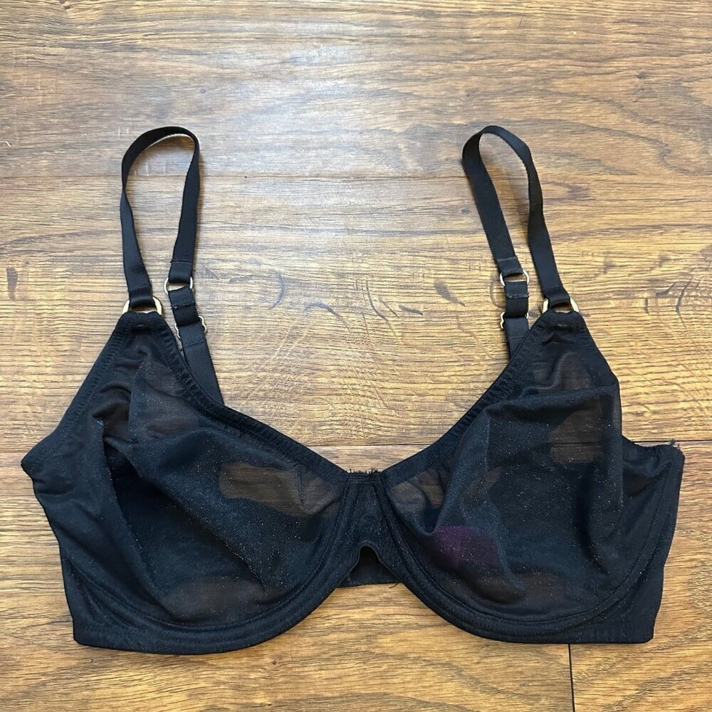 l'agent agent provocateur black mesh bra 34E